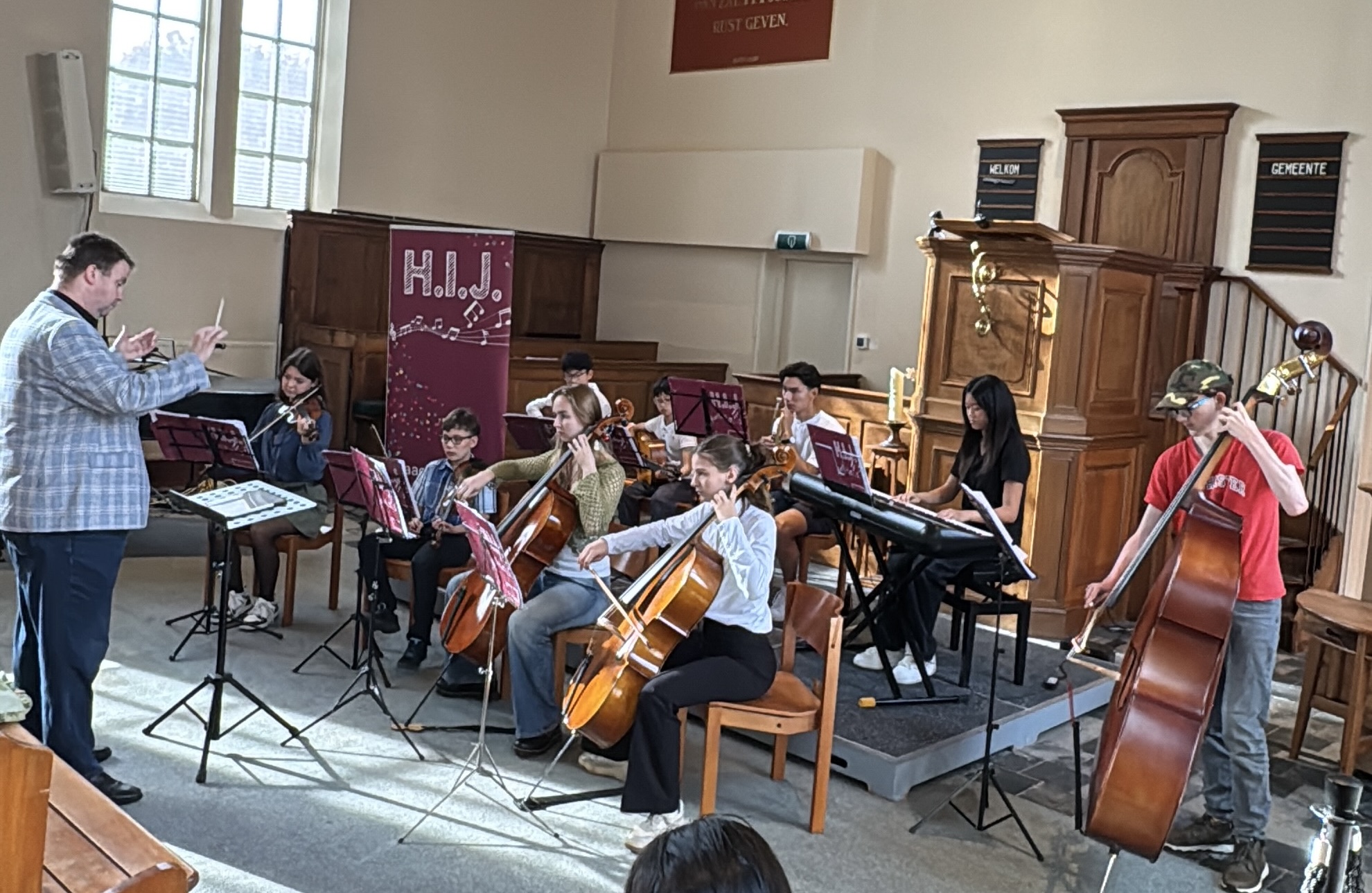 Optreden in de Franse Kerk