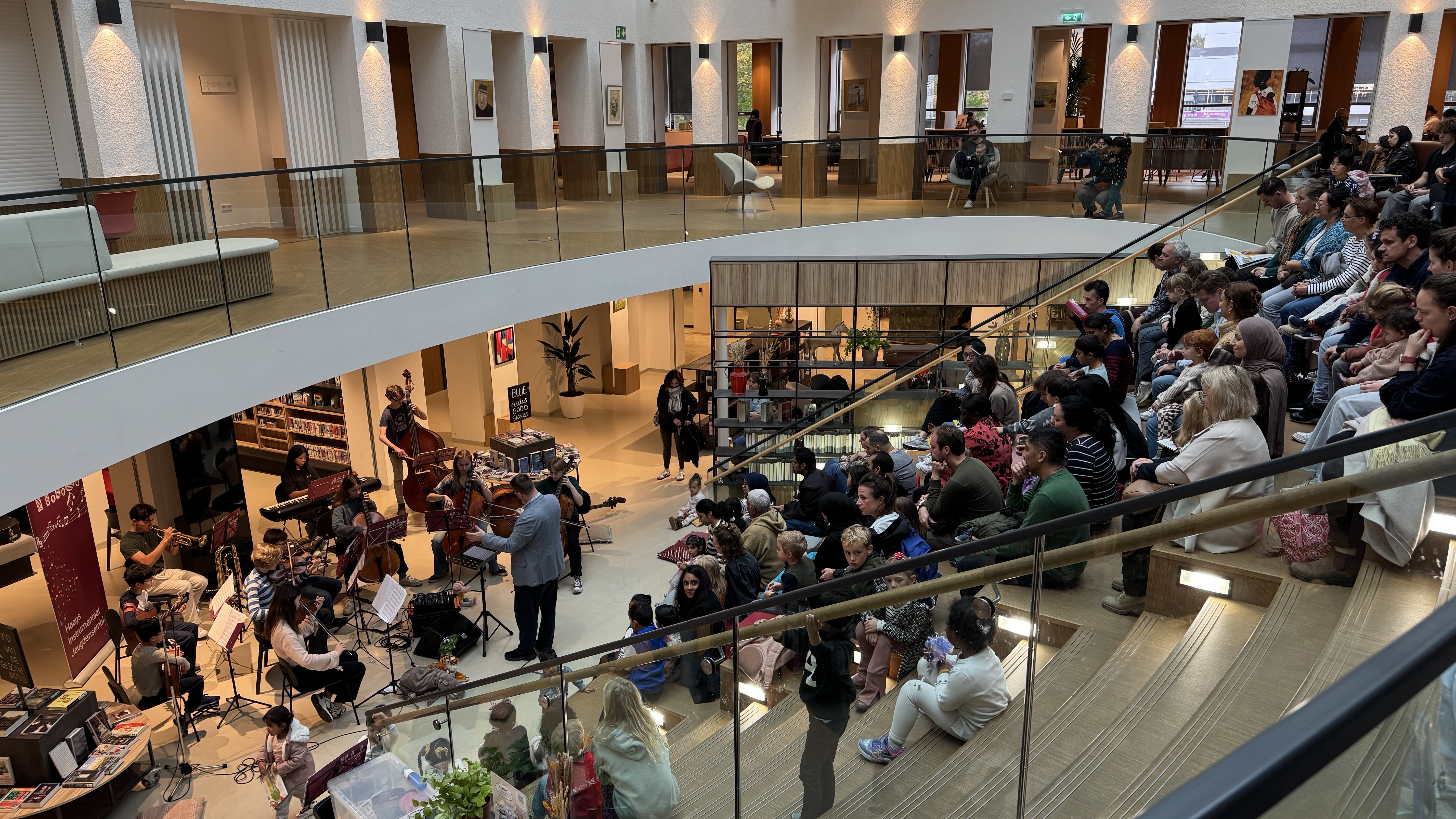 Muzikaal verhaal in de bibliotheek